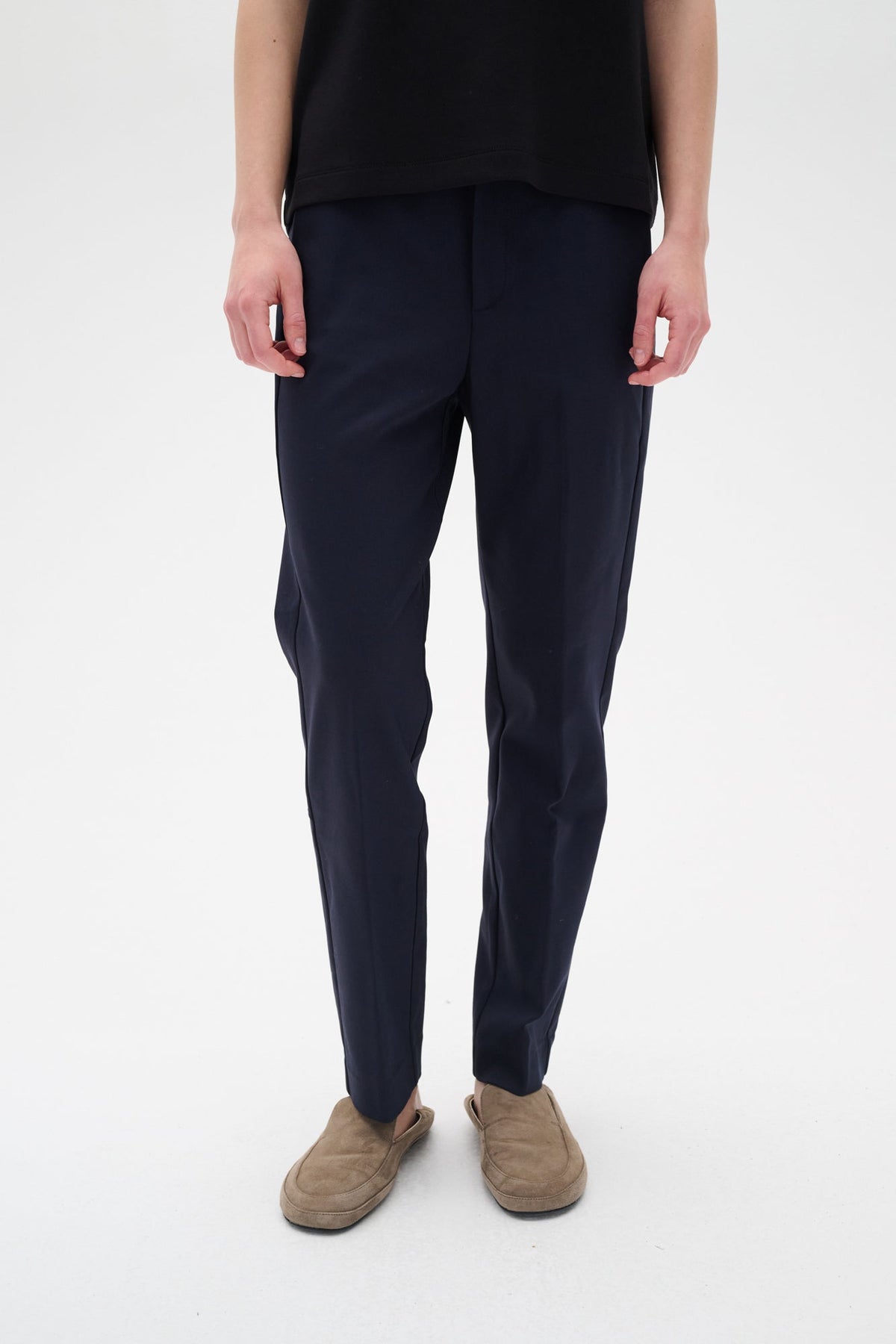 Pantalon pour femme par InWear | 30105579 Bleu Marine | Boutique Vvög, vêtements mode pour homme et femme