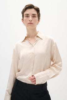 Blouse pour femme par Inwear | 30105681 Nougat Français | Boutique Vvög, vêtements mode pour homme et femme