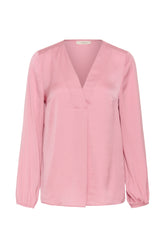 Blouse manches longues rose, vue produit pour femme par InWear