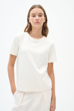 T-Shirt pour femme par InWear | 30106201 Blanc Murmure | Boutique Vvög, vêtements mode pour homme et femme