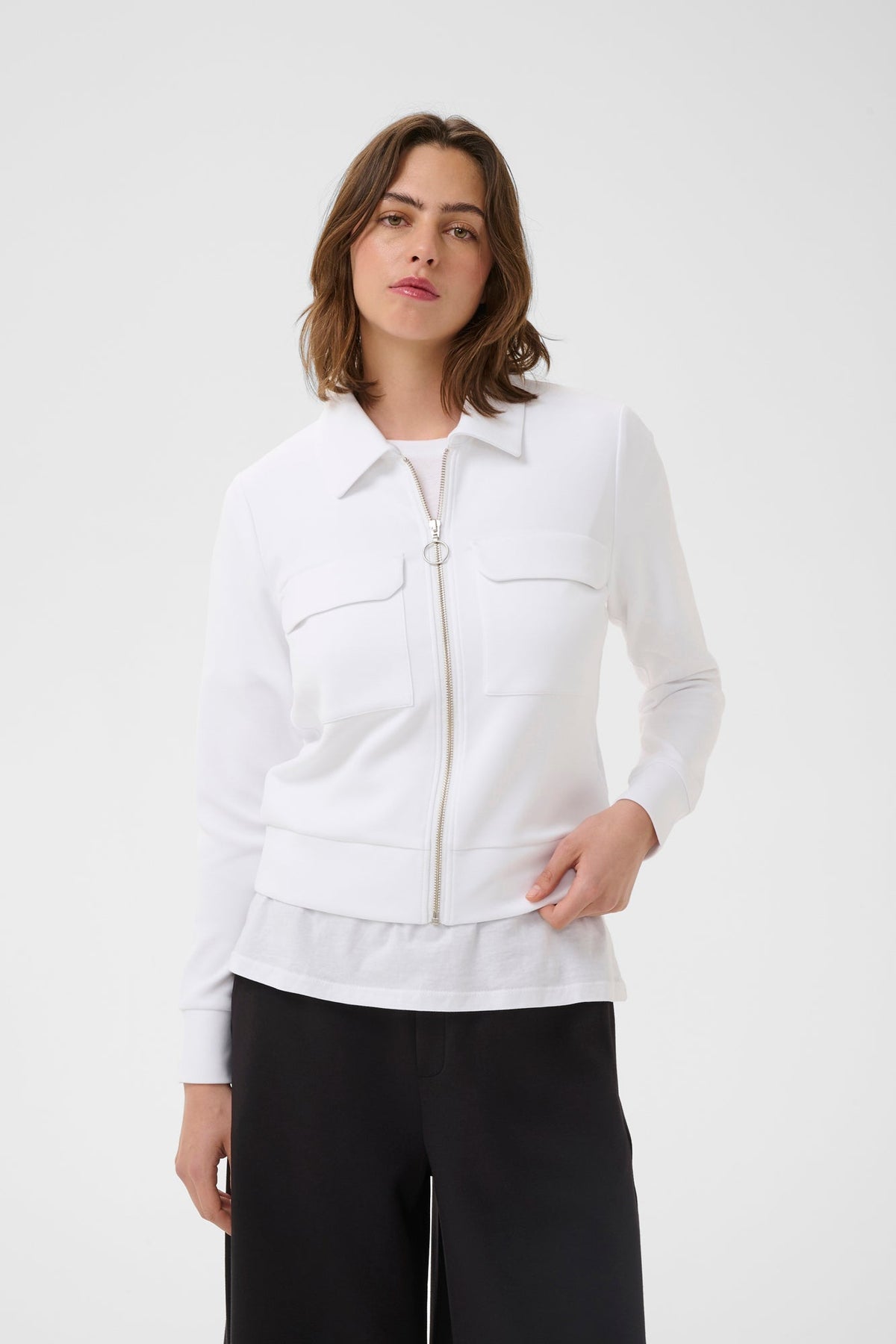 Veste pour femme par InWear | 30106371 Blanc pur | Boutique Vvög, vêtements mode pour homme et femme