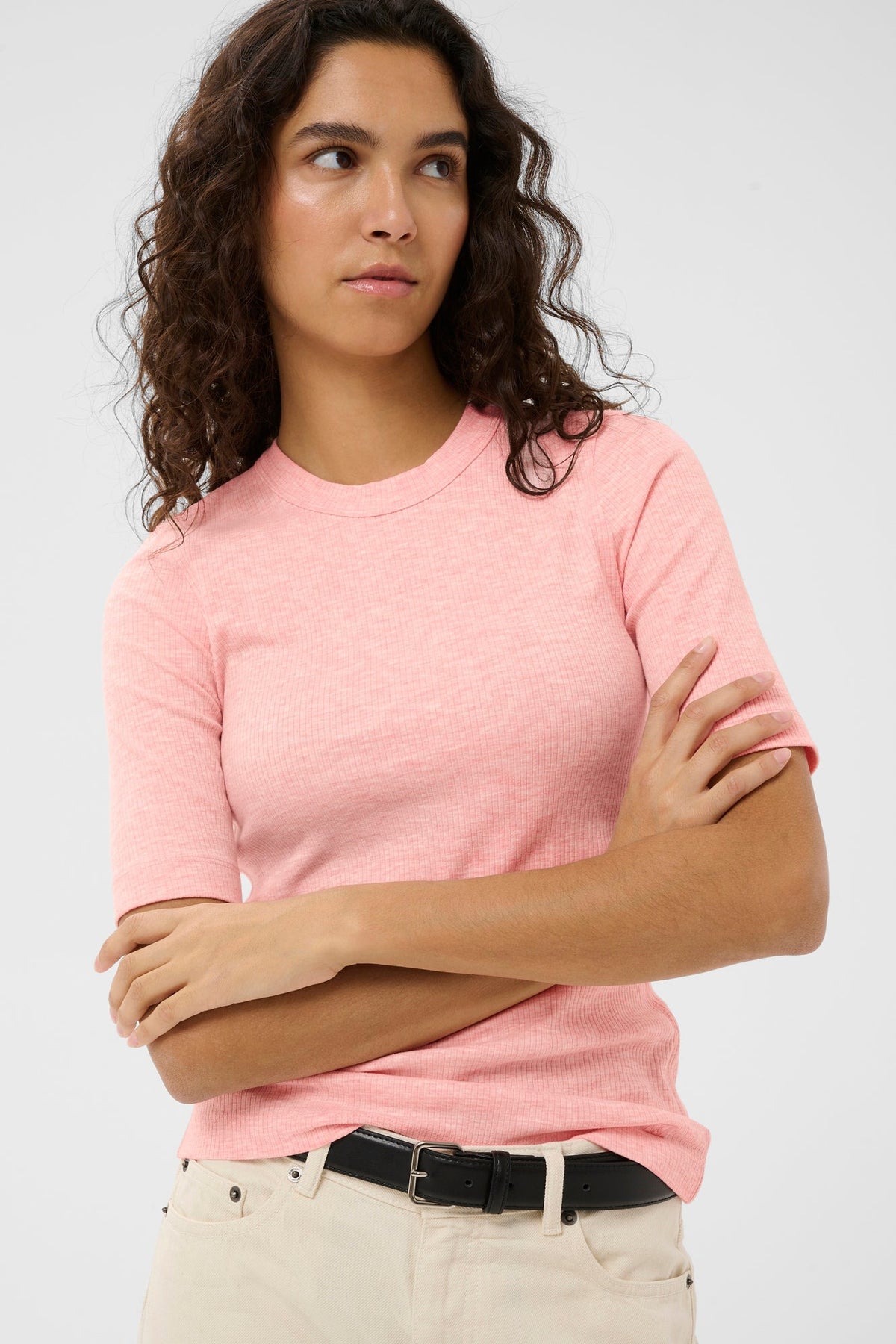 T-Shirt pour femme par InWear | 30106864 Rose Bonbon | Boutique Vvög, vêtements mode pour homme et femme