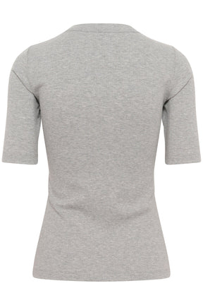 T-Shirt pour femme par InWear | 30106864 Gris Moyen Mélangé | Boutique Vvög, vêtements mode pour homme et femme