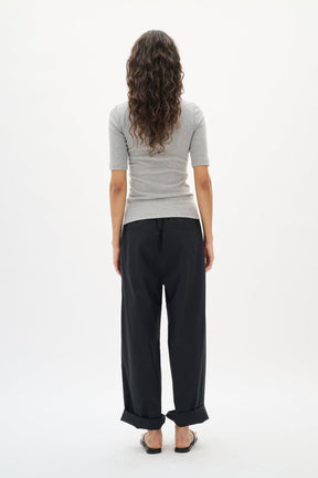 T-Shirt pour femme par InWear | 30106864 Gris Moyen Mélangé | Boutique Vvög, vêtements mode pour homme et femme