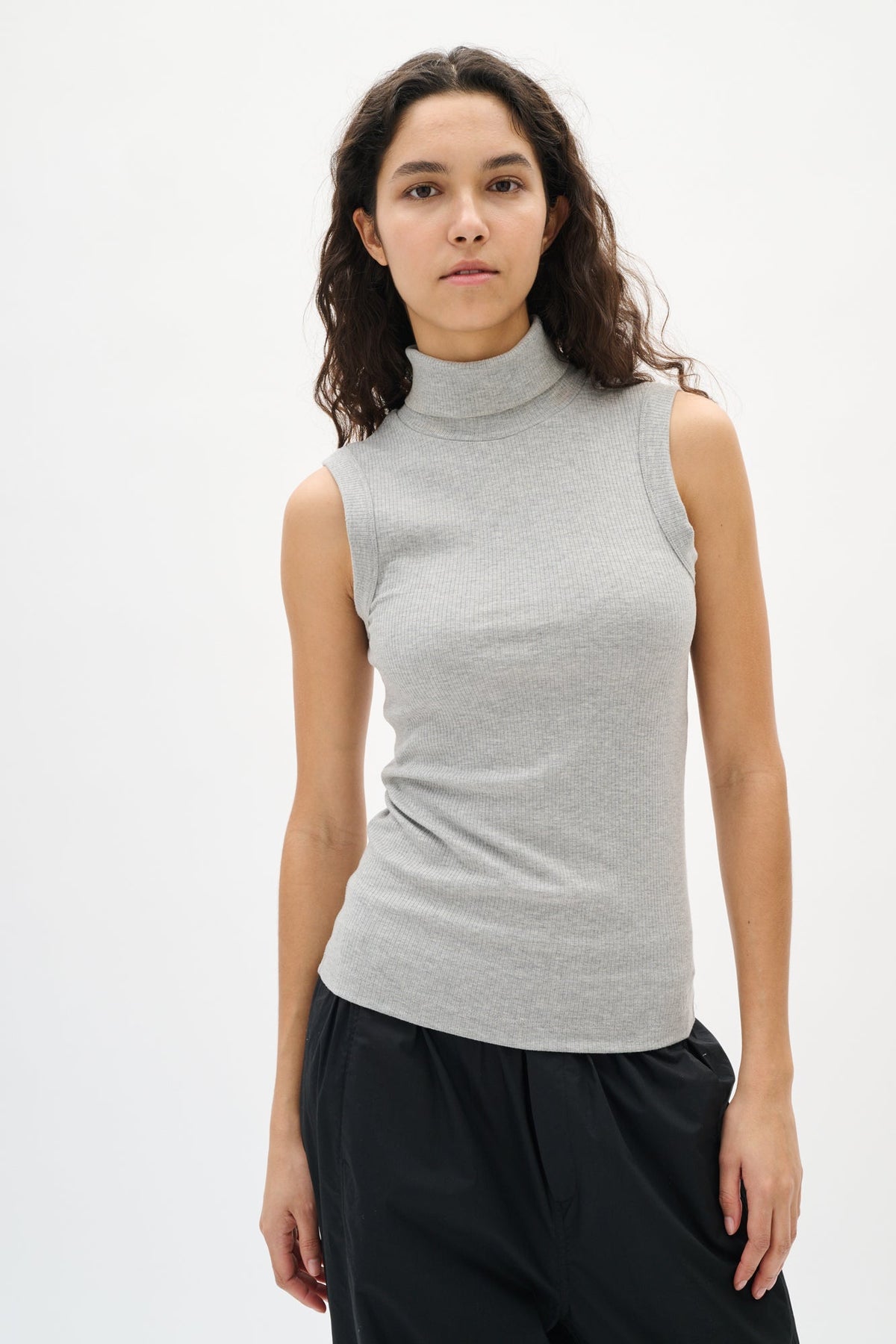 Camisole pour femme par InWear | 30107007 Gris Moyen Mélangé | Boutique Vvög, vêtements mode pour homme et femme