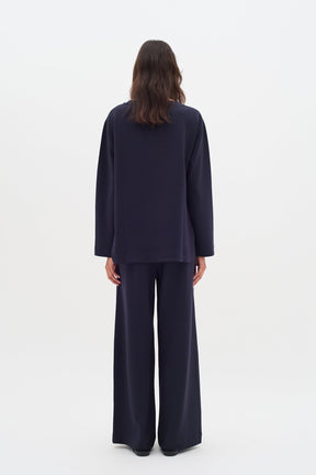 Chandail manches longues pour femme par InWear | 30108654 Bleu Marine | Boutique Vvög, vêtements mode pour homme et femme