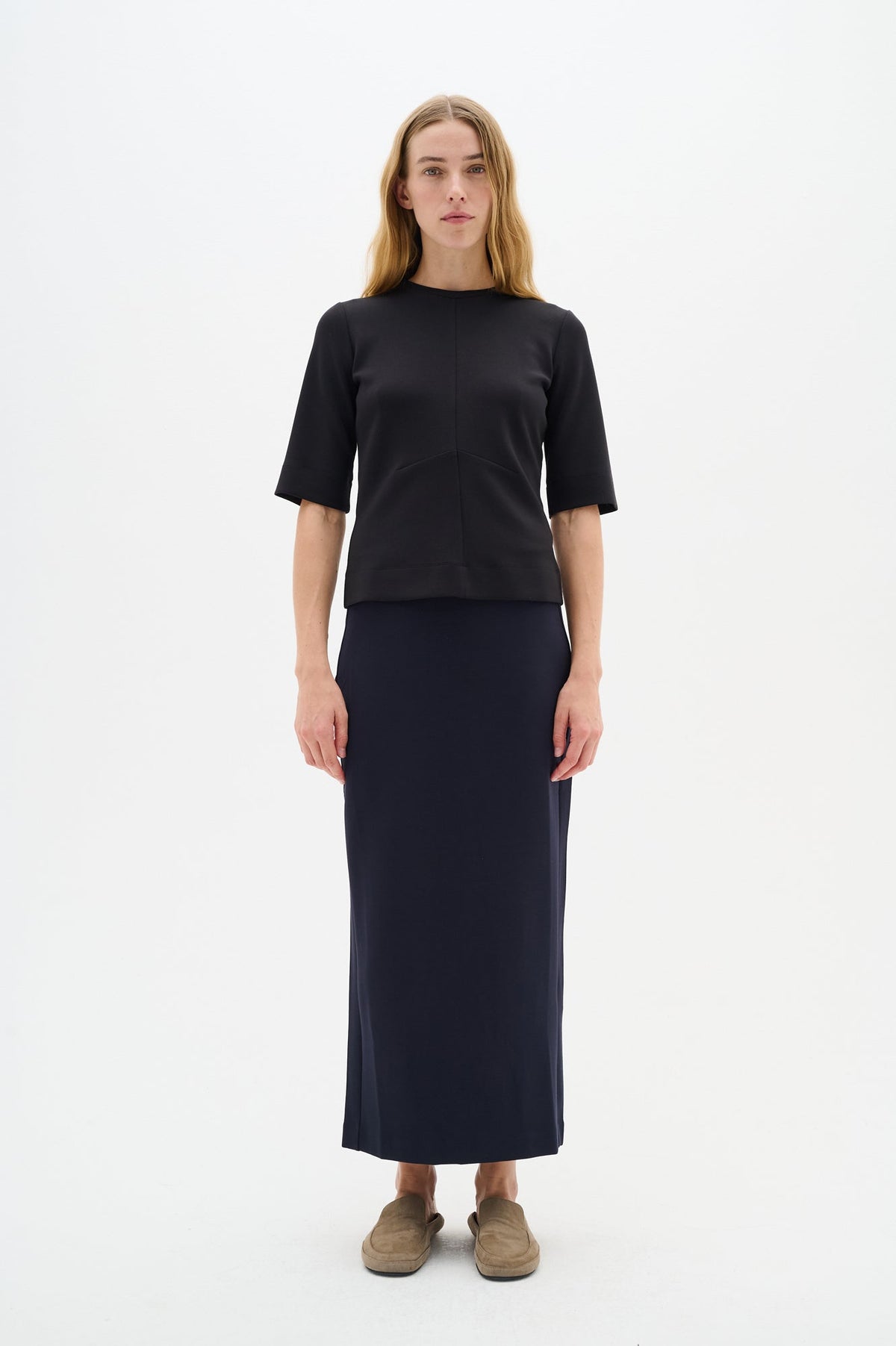Jupe pour femme par InWear | 30109092 Bleu Marine | Boutique Vvög, vêtements mode pour homme et femme