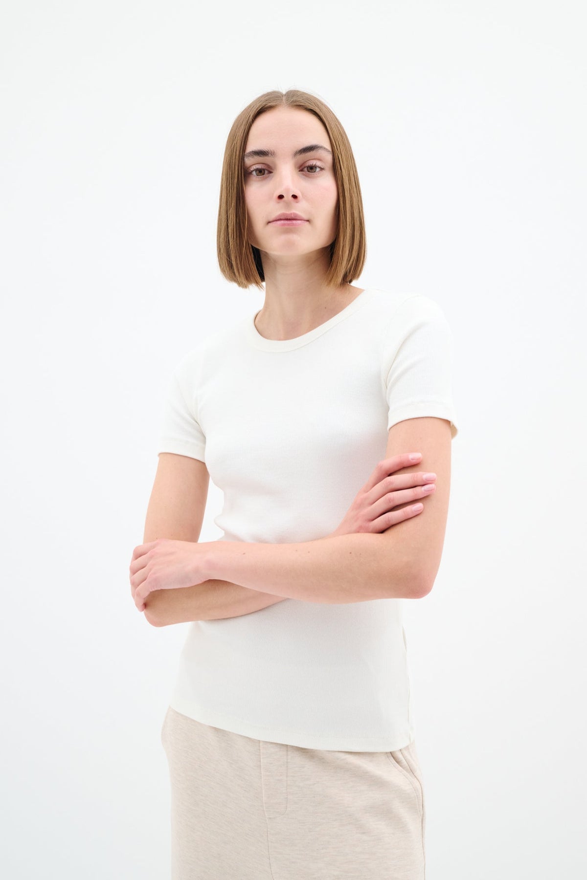 T-Shirt pour femme par InWear | 30109346 Mouchard Blanc | Boutique Vvög, vêtements mode pour homme et femme