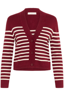 Cardigan pour femme par InWear | 30110295 Rayures De Cabernet | Boutique Vvög, vêtements mode pour homme et femme