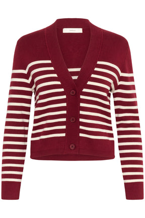 Cardigan pour femme par InWear | 30110295 Rayures De Cabernet | Boutique Vvög, vêtements mode pour homme et femme