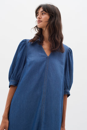 Robe pour femme par InWear | 30110314 Bleu Moyen | Boutique Vvög, vêtements mode pour homme et femme