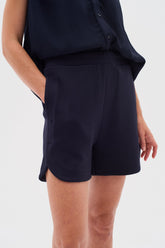 Short pour femme par InWear | 30110370 Bleu Marine | Boutique Vvög, vêtements mode pour homme et femme