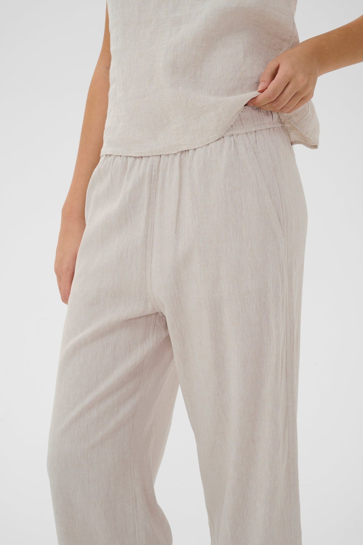 Pantalon pour femme par InWear | 30110459 Écru | Boutique Vvög, vêtements mode pour homme et femme