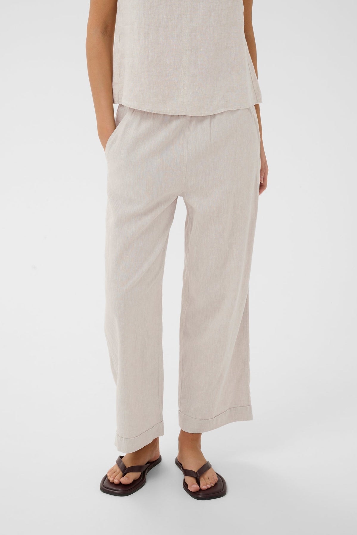 Pantalon pour femme par InWear | 30110459 Écru | Boutique Vvög, vêtements mode pour homme et femme