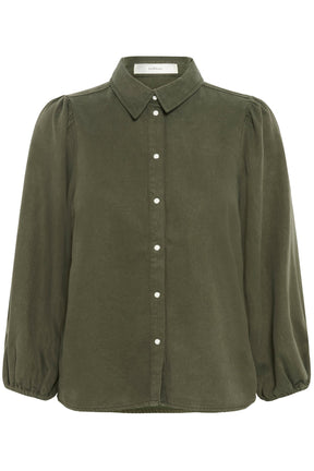 Blouse pour femme par InWear | 30110564 Olive Poussiéreuse | Boutique Vvög, vêtements mode pour homme et femme