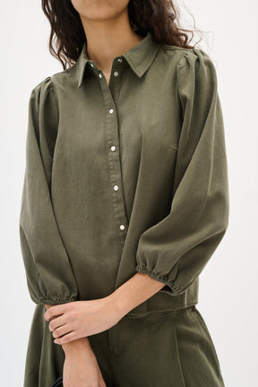 Blouse pour femme par InWear | 30110564 Olive Poussiéreuse | Boutique Vvög, vêtements mode pour homme et femme