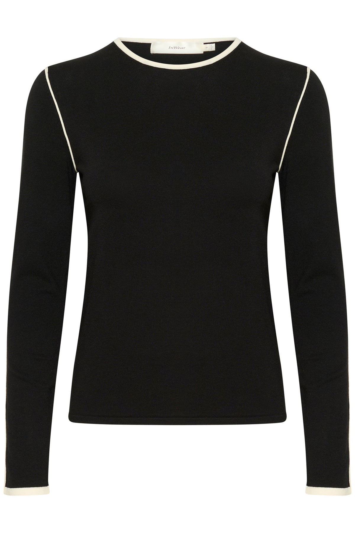 Chandail manches longues pour femme par InWear | 30110579 Noir | Boutique Vvög, vêtements mode pour homme et femme