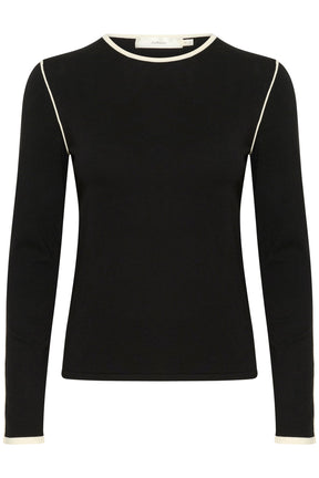 Chandail manches longues pour femme par InWear | 30110579 Noir | Boutique Vvög, vêtements mode pour homme et femme