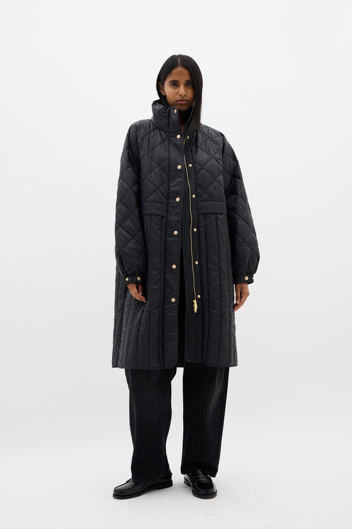 Manteau d'hiver pour femme par InWear | 30110660 Noir | Boutique Vvög, vêtements mode pour homme et femme