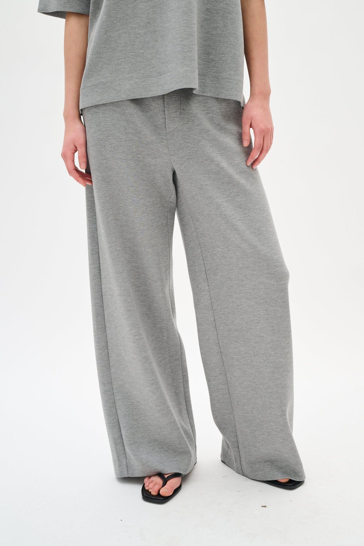 Pantalon pour femme par InWear | 30110741 Gris Moyen Mélangé | Boutique Vvög, vêtements mode pour homme et femme