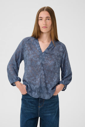 Blouse pour femme par InWear | 30110889 Surface Pointillée | Boutique Vvög, vêtements mode pour homme et femme