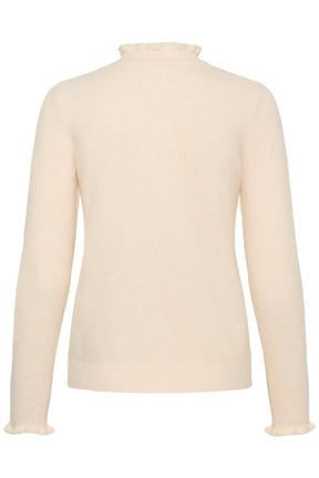 Chandail manches longues pour femme par InWear | 30111021 Blanc Murmure | Boutique Vvög, vêtements mode pour homme et femme