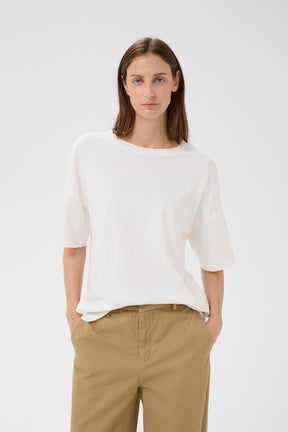 T-Shirt pour femme par InWear | 30112445 Blanc Pur | Boutique Vvög, vêtements mode pour homme et femme