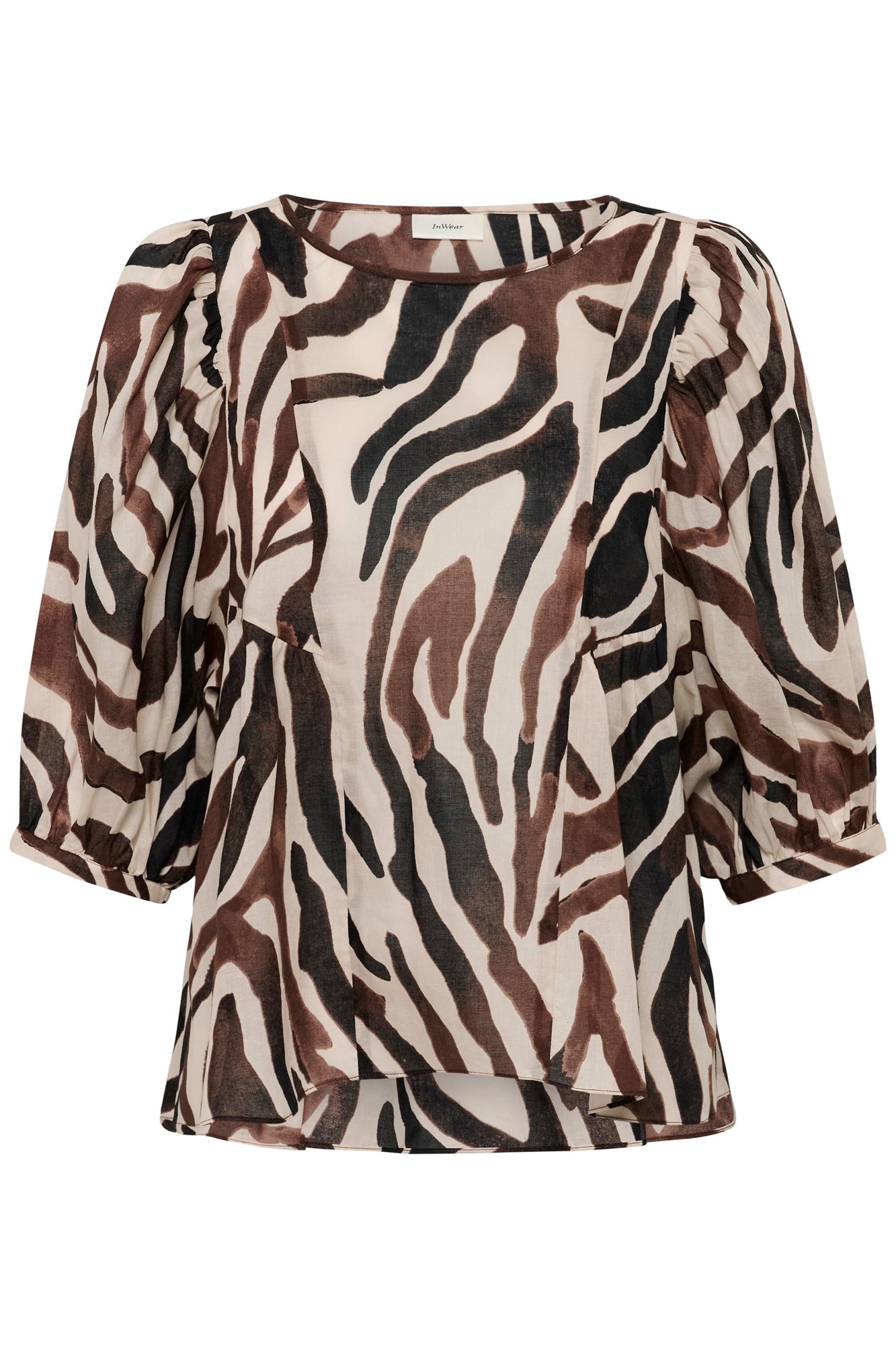 Blouse pour femme par InWear | 30112498 Zèbre brume | Boutique Vvög, vêtements mode pour homme et femme