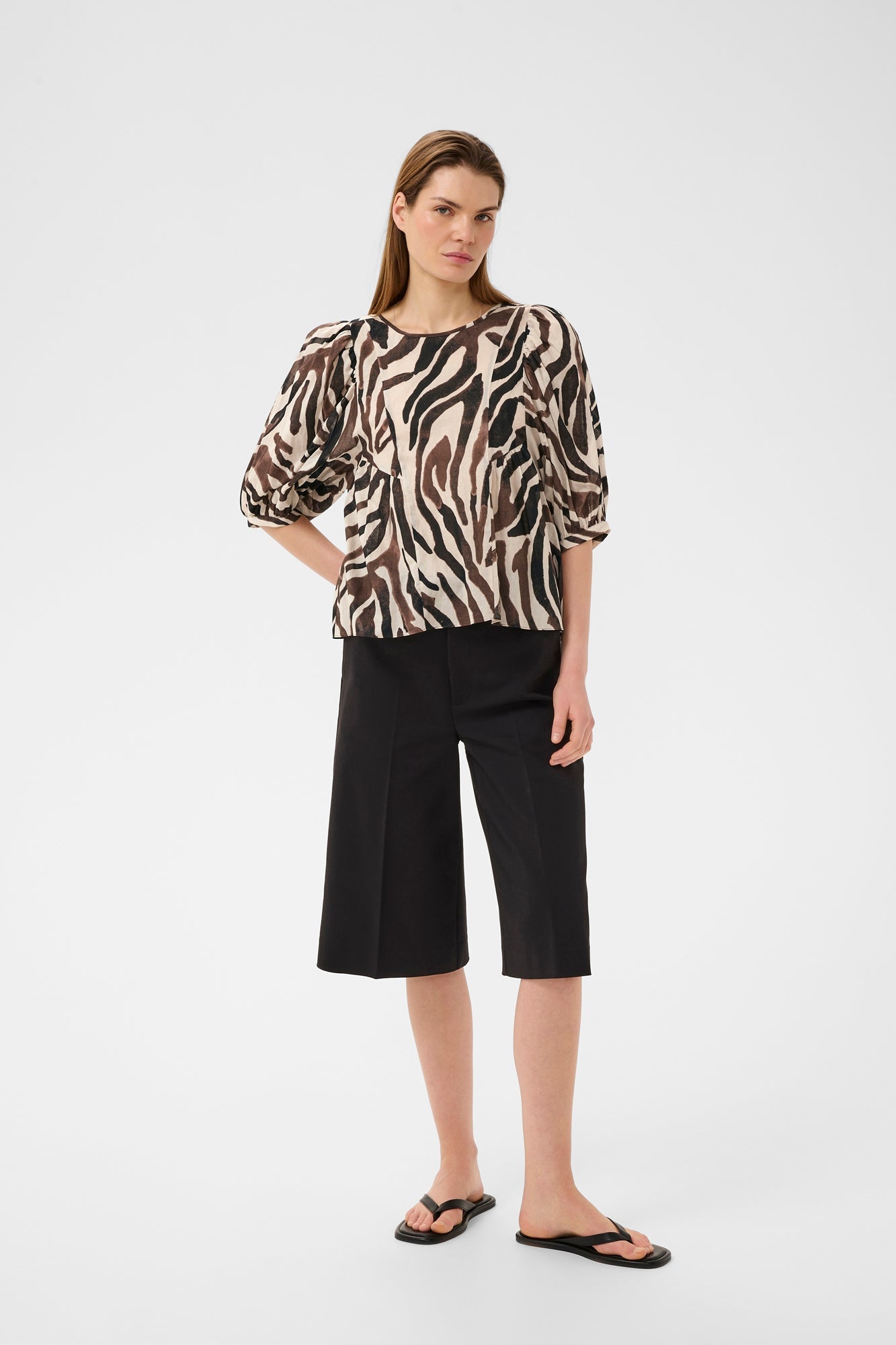 Blouse pour femme par InWear | 30112498 Zèbre brume | Boutique Vvög, vêtements mode pour homme et femme