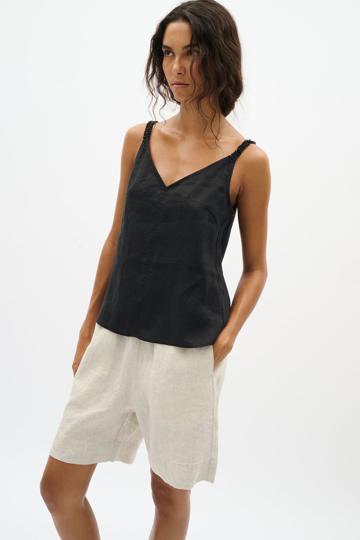 Bermuda pour femme par InWear | 30112545 Écru | Boutique Vvög, vêtements mode pour homme et femme