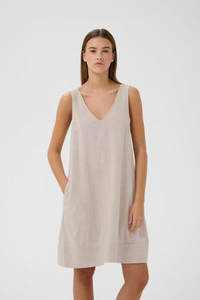 Robe pour femme par InWear | 30112547 Écru | Boutique Vvög, vêtements mode pour homme et femme