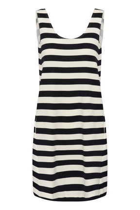 Robe pour femme par InWear | 30112602 Noir blanc | Boutique Vvög, vêtements mode pour homme et femme