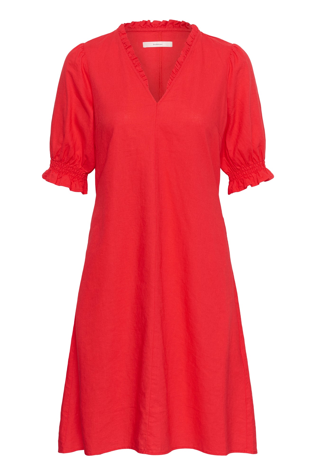Robe pour femme par InWear | 30112953 Rouge coquelicot | Boutique Vvög, vêtements mode pour homme et femme