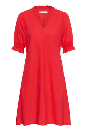 Robe pour femme par InWear | 30112953 Rouge coquelicot | Boutique Vvög, vêtements mode pour homme et femme