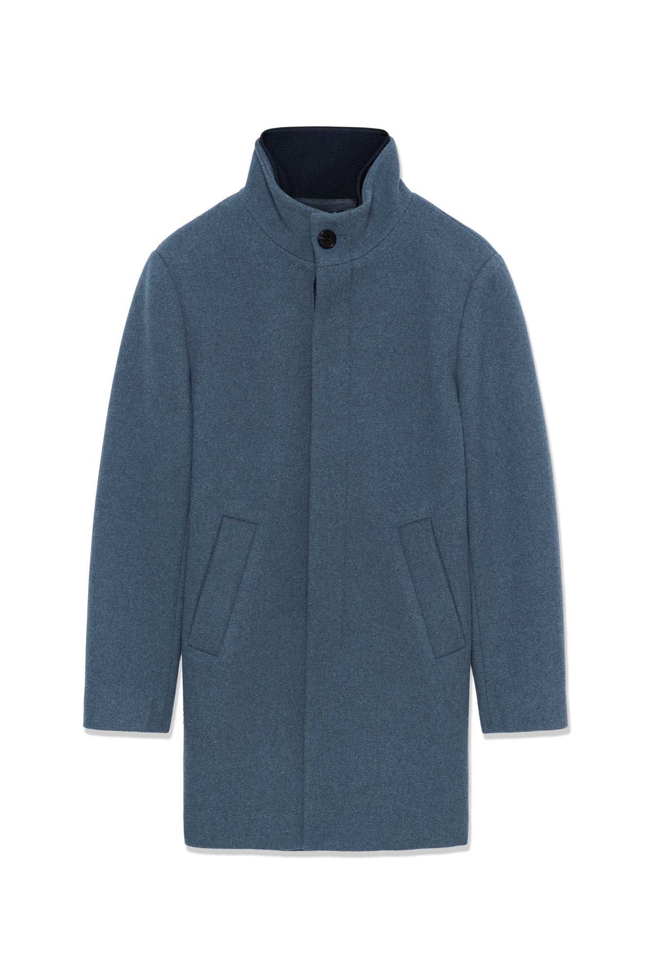 Manteau d'hiver habillé pour homme par Matinique | 30203845 194026 Bleu Poussière | Boutique Vvög, vêtements mode pour homme et femme