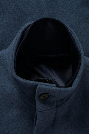 Manteau d'hiver habillé pour homme par Matinique | 30203845 194026 Bleu Poussière | Boutique Vvög, vêtements mode pour homme et femme