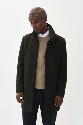 Manteau d'hiver habillé pour homme par Matinique | 30203845 21505 Nuit Forêt | Boutique Vvög, vêtements mode pour homme et femme