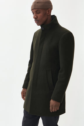 Manteau d'hiver habillé pour homme par Matinique | 30203845 21505 Nuit Forêt | Boutique Vvög, vêtements mode pour homme et femme