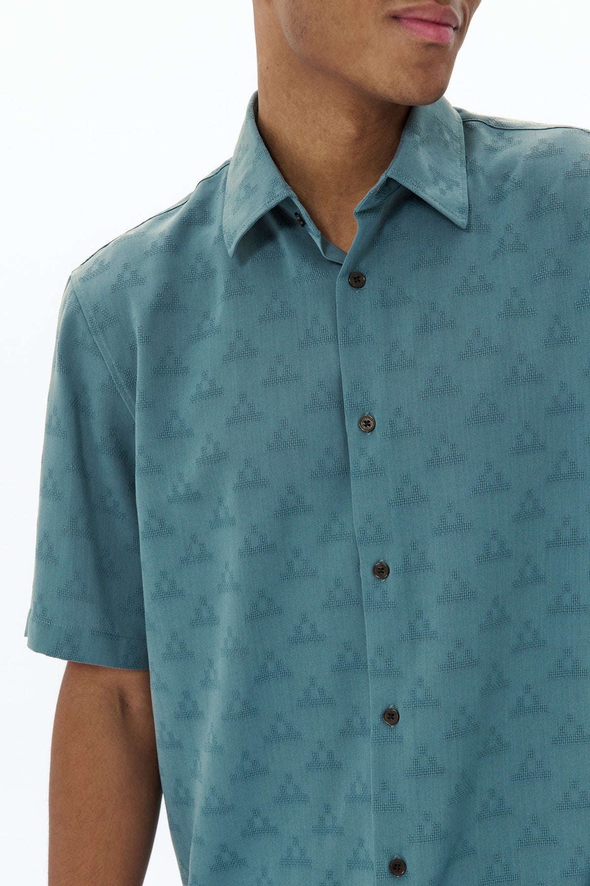 Chemise manches courtes pour homme par Matinique | 30208059 Bleu Fusion | Boutique Vvög, vêtements mode pour homme et femme