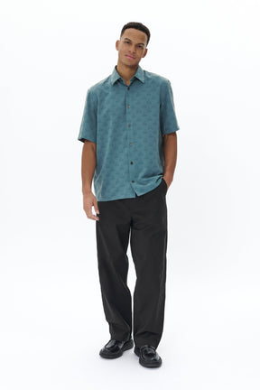 Chemise manches courtes pour homme par Matinique | 30208059 Bleu Fusion | Boutique Vvög, vêtements mode pour homme et femme