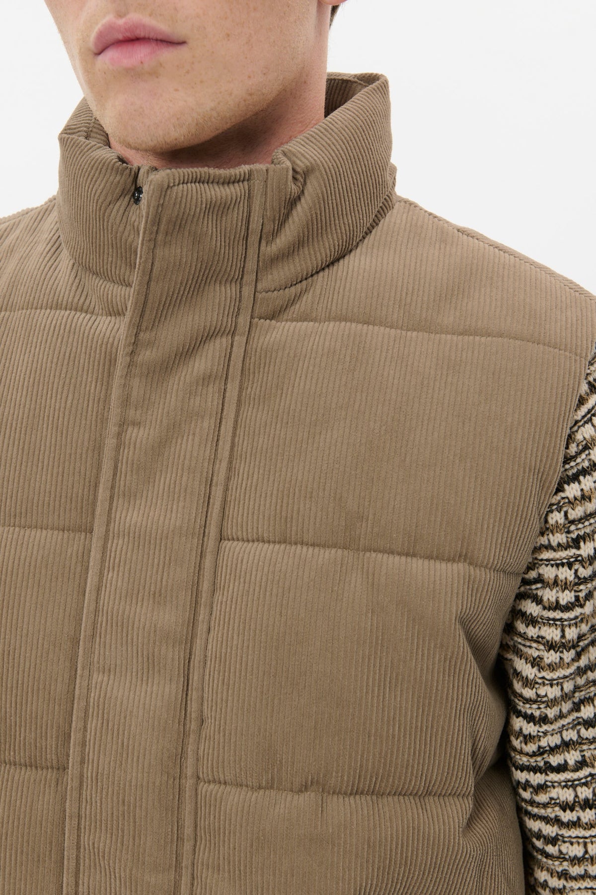 Coupe-vent sans manche sport pour homme par Matinique | 30208574 Tannin | Boutique Vvög, vêtements mode pour homme et femme