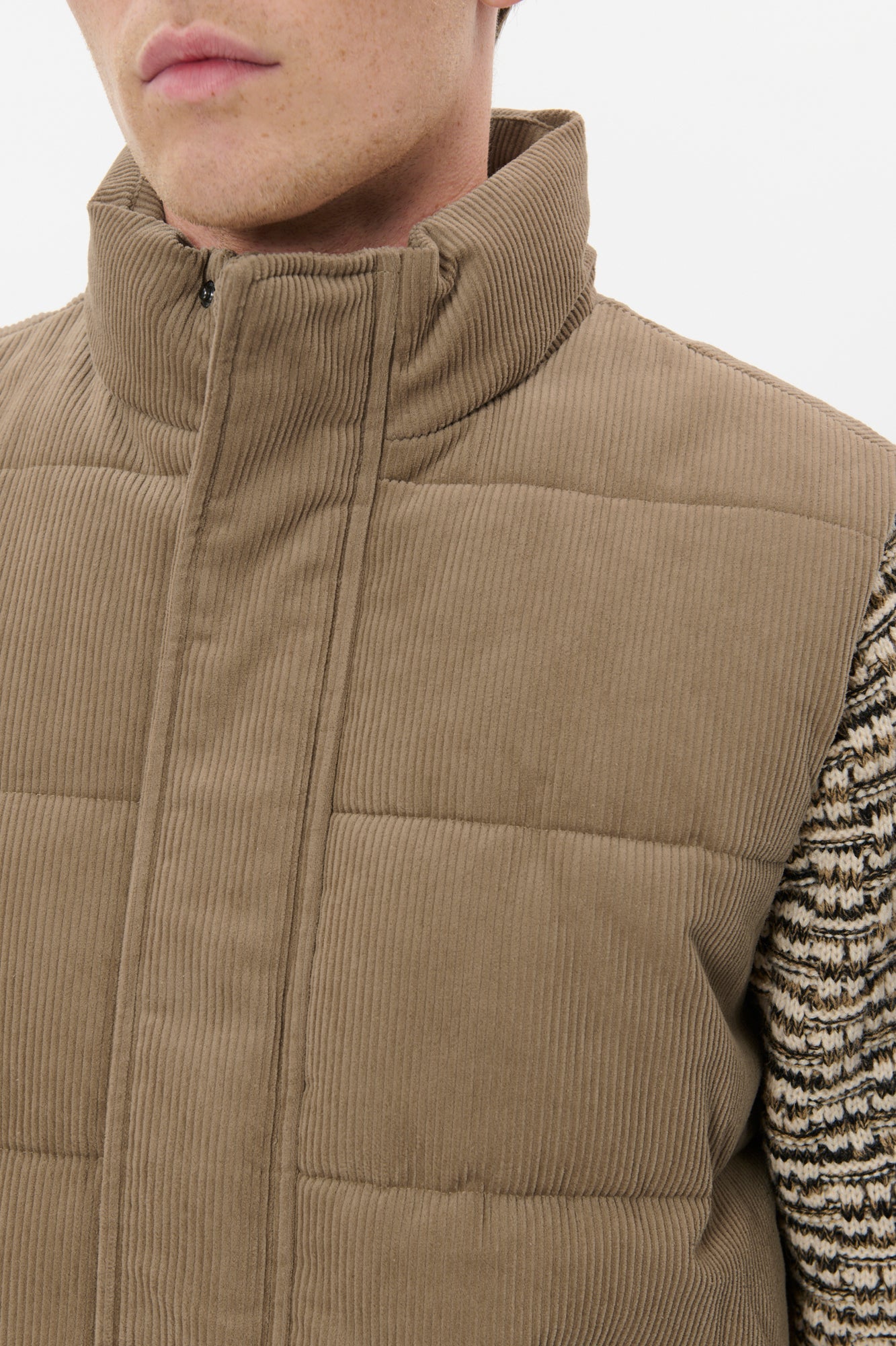 Coupe-vent sans manche sport pour homme par Matinique | 30208574 Tannin | Boutique Vvög, vêtements mode pour homme et femme