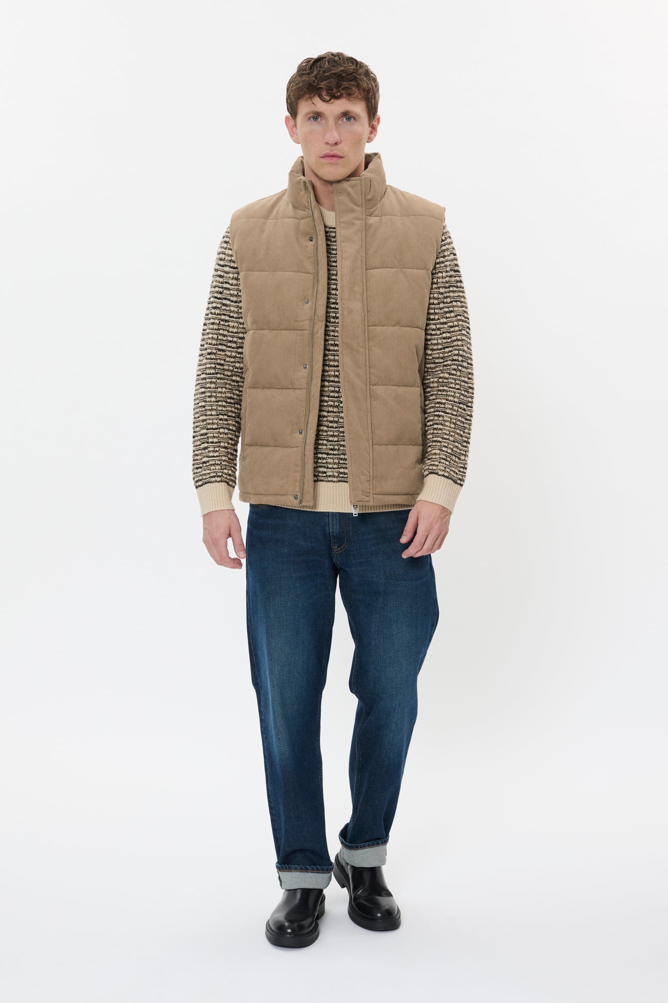Coupe-vent sans manche sport pour homme par Matinique | 30208574 Tannin | Boutique Vvög, vêtements mode pour homme et femme