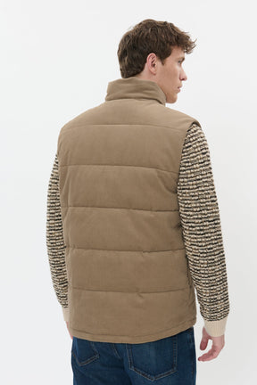 Coupe-vent sans manche sport pour homme par Matinique | 30208574 Tannin | Boutique Vvög, vêtements mode pour homme et femme