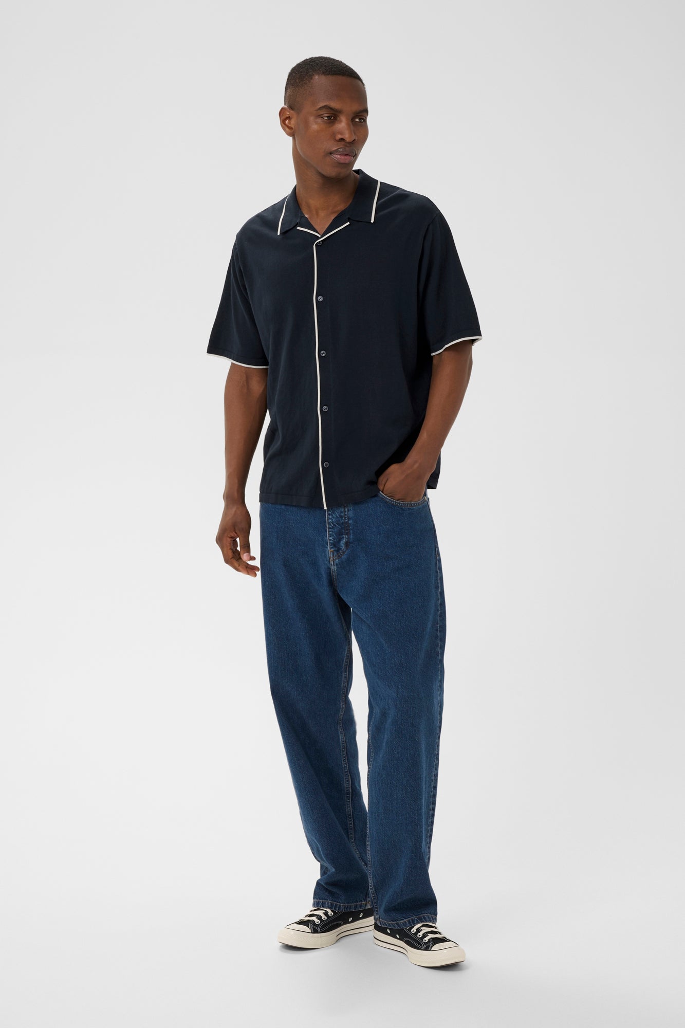 Polo boutonné pour homme par Matinique | 30208965 Bleu Marine Foncé | Boutique Vvög, vêtements mode pour homme et femme