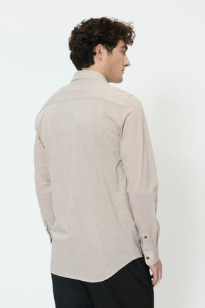 Chemise habillée pour homme par Matinique | 30209046 Taupe Plaza | Boutique Vvög, vêtements mode pour homme et homme