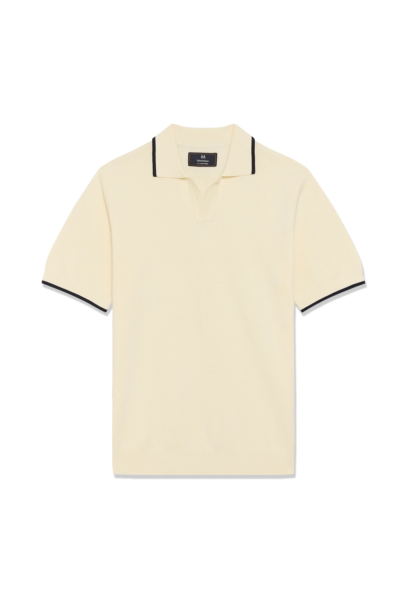 Polo col ouvert pour homme par Matinique | 30209126 Vanille Glacée | Boutique Vvög, vêtements mode pour homme et femme