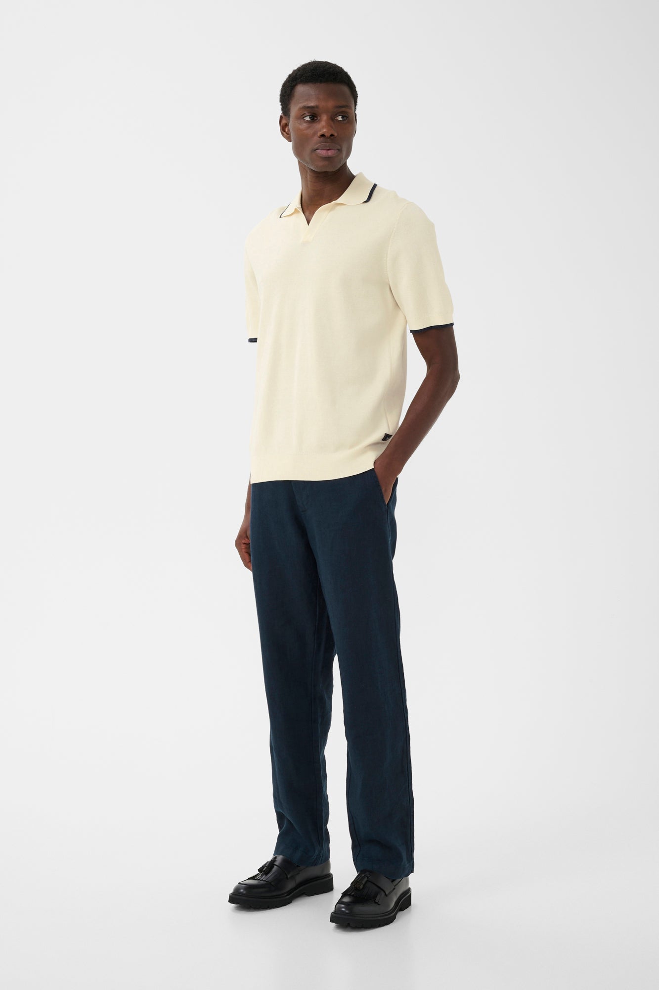 Polo col ouvert pour homme par Matinique | 30209126 Vanille Glacée | Boutique Vvög, vêtements mode pour homme et femme