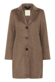 Manteau d'hiver pour femme par Part Two | 30306925 Mélange De Noix Foncées | Boutique Vvög, vêtements mode pour homme et femme