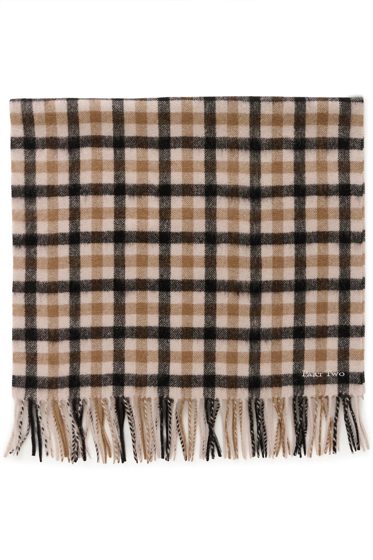 Foulard pour femme par Part Two | 30308757 Damier Noir | Boutique Vvög, vêtements mode pour homme et femme